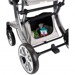 Коляска LuxMom Dalux 608 3в1 экокожа (светло-серый)