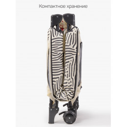 Манеж Amarobaby Smart прямоугольный молочный/графит