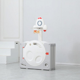 Манеж UNIX Kids SUPREME Space 200x200 Grey