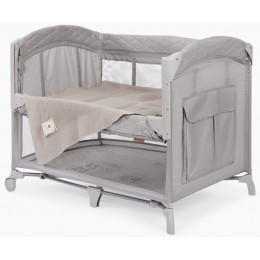 Детский манеж кровать Happy baby Wilson gray