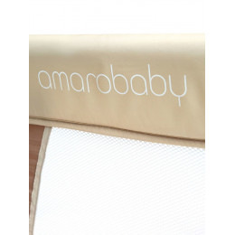 Манеж Amarobaby Multiform прямоугольный Smile Friends бежевый