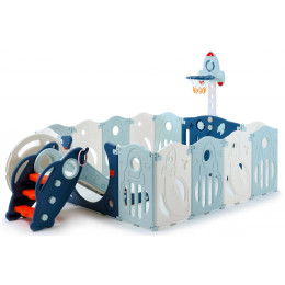 Манеж UNIX Kids SUPREME Space 160x160 Blue