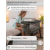 Колыбель приставная Sweet Baby Comfort темно серая/дуб
