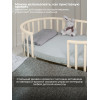 Кроватка-трансформер 7в1 Sweet Baby Brillantezza на колесах Слоновая кость