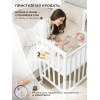 Кровать трансформер 4 в1 Sweet Baby Luna с матрасом белая