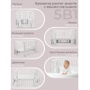 Кровать детская 5 в1 Sweet Baby Arte белый/заяц
