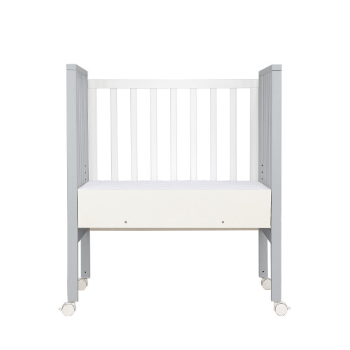 Кровать трансформер 4 в1 Sweet Baby Luna с матрасом белая/серая