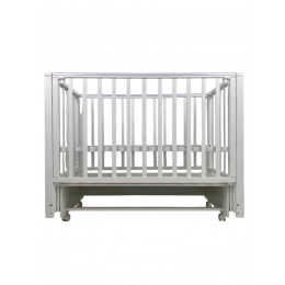 Детская кроватка Sweet Baby с маятником Vittoria Pro белая