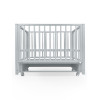 Детская кроватка Sweet Baby с маятником Vittoria Pro серая