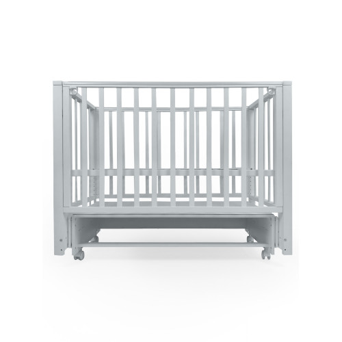Детская кроватка Sweet Baby с маятником Vittoria Pro серая