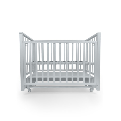 Детская кроватка Sweet Baby с маятником Vittoria Pro серая
