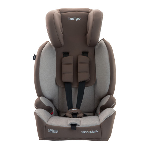 Автокресло WINNER ISOFIX, YB706B, группа 1+2+3 (9-36 кг), (Indigo) (упак.2 шт.) (бежевый-коричневый )