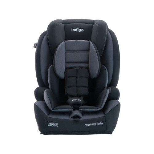 Автокресло WINNER ISOFIX, YB706B, группа 1+2+3 (9-36 кг), (Indigo) (упак.2 шт.) (черный-серый)