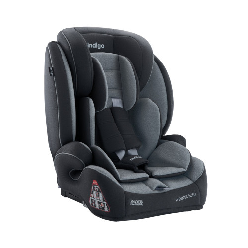Автокресло WINNER ISOFIX, YB706B, группа 1+2+3 (9-36 кг), (Indigo) (упак.2 шт.) (т.серый-св.серый)