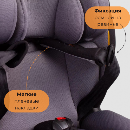 Купить автокресло Peppy Lambo 9-36 кг, в цвете City grey (76-150 см)