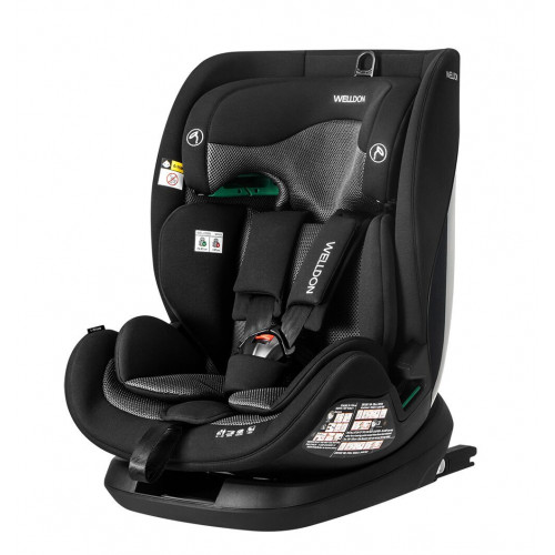 Автокресло Welldon Encore pro i-Size, в цвете Ebony (76-150 см)