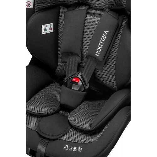 Автокресло Welldon Encore pro i-Size, в цвете Ebony (76-150 см)