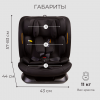 Купить автокресло Peppy Lambo 9-36 кг, в цвете Black (76-150 см)