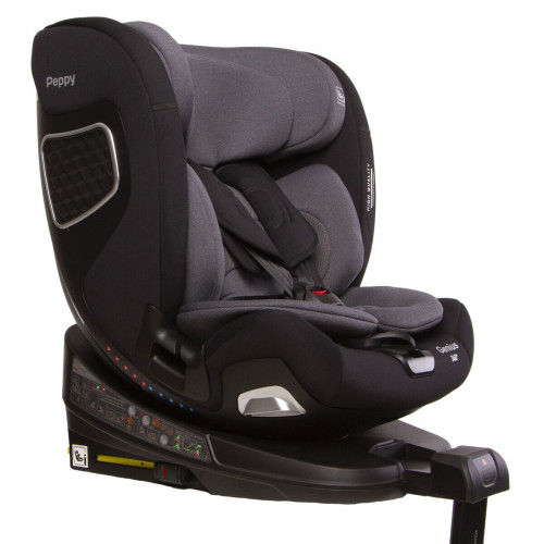 Купить детское автокресло Peppy Genius 0-36 кг, в цвете Iron (40-150 см)