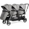 Прогулочная коляска для тройни Peg-Perego Triplette Piroet, Mercury (Серый)