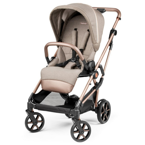 Коляска 3 в 1 Peg Perego Vivace Flex Lounge, Mon Amour (Светло-коричневый)