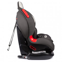 Автокресло КОКОН "Animals" лев, Isofix гр.1+2(упак.2шт.)(Siger) (серый-бежевый)