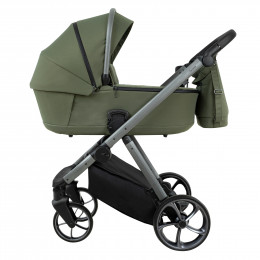PITUSO Коляска 2 в1 Sole короб + прогулка Field Green + Подарок