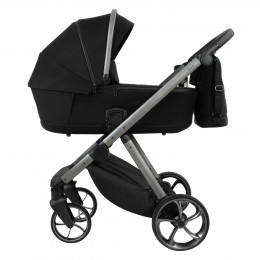 PITUSO Коляска 2 в1 Sole короб + прогулка Black + Подарок