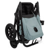 Коляска Indigo Epica XL Air с сумкой — зелёная, на колёсах 20,3 и 30,5 см