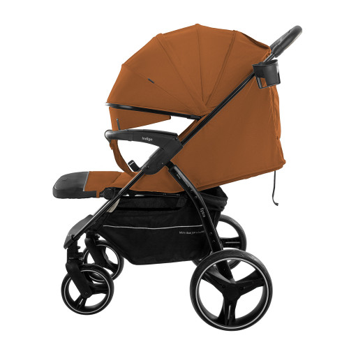Коляска EPICA XL (2кол.(20,3см)2кол.(29см))(упак.1шт.)(Indigo) (терракот)