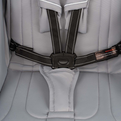 Коляска Indigo EPICA XL AIR с сумкой, светло-серый: маневренная и проходимая коляска с колесами 20,3 см и 30,5 см для комфортных прогулок