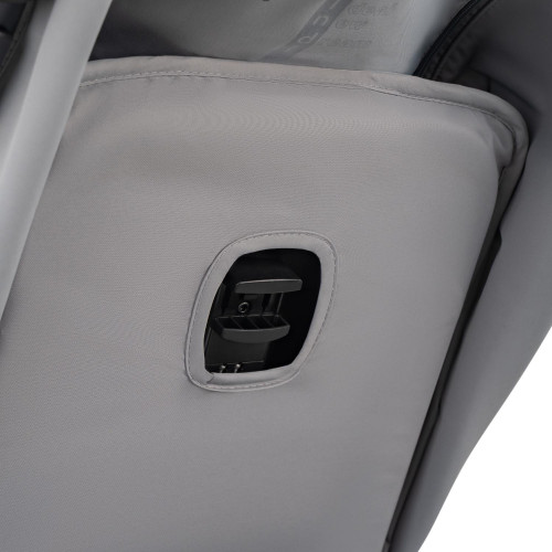 Коляска Indigo EPICA XL AIR с сумкой, светло-серый: маневренная и проходимая коляска с колесами 20,3 см и 30,5 см для комфортных прогулок