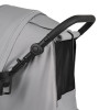 Коляска Indigo EPICA XL AIR с сумкой, светло-серый: маневренная и проходимая коляска с колесами 20,3 см и 30,5 см для комфортных прогулок