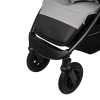 Коляска Indigo EPICA XL AIR с сумкой, светло-серый: маневренная и проходимая коляска с колесами 20,3 см и 30,5 см для комфортных прогулок