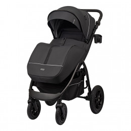 Коляска EPICA XL AIR с сумкой'2025 (2кол.(20,3см)2кол.(29см))(упак.1шт.)(Indigo) (черный)