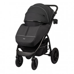 Коляска EPICA XL AIR с сумкой'2025 (2кол.(20,3см)2кол.(29см))(упак.1шт.)(Indigo) (черный)