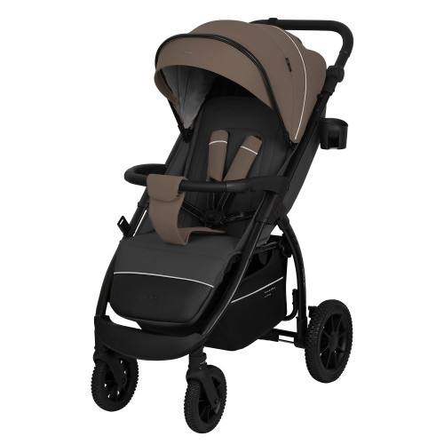 Коляска EPICA SL (2кол.(18см)2кол.(25см))(Indigo) (тем.бежевый-серый)