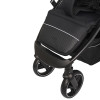Коляска Indigo EPICA XL в чёрном цвете — усиленные колёса 20,3 и 29 см для уверенной езды по городу и бездорожью