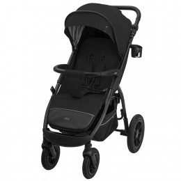 Коляска EPICA XL AIR (2кол.(20,3см)2кол.(30,5см))(упак.1шт.)(Indigo) (черный)