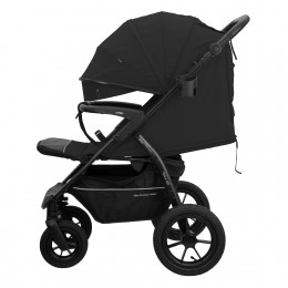 Коляска EPICA XL AIR (2кол.(20,3см)2кол.(30,5см))(упак.1шт.)(Indigo) (черный)