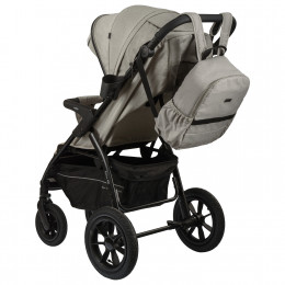Коляска EPICA XL AIR с сумкой (2кол.(20,3см)2кол.(30,5см))(упак.1шт.)(Indigo (бежевый)