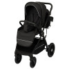 Коляска BREEZE (2кол.(20см)2кол.(30см))(Indigo) (черный)