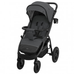 Коляска EPICA XL AIR с сумкой (2кол.(20,3см)2кол.(30,5см))(упак.1шт.)(Indigo (темно-серый)