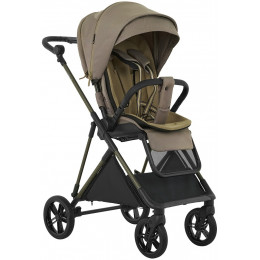 Детская прогулочная коляска Pituso Carbon RX Tuareg Beige/рама carbon gold