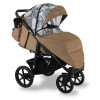 Детская прогулочная коляска Sevillababy Colibri CLB-04 бирюзовый-принт абстракция