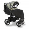 Детская прогулочная коляска Sevillababy Colibri CLB-04 бирюзовый-принт абстракция