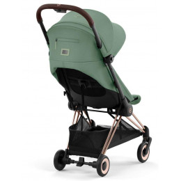 Прогулочная коляска Cybex Coya Leaf Green с дождевиком и бампером/Rosegold 522005609