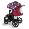 Детская прогулочная коляска Sevillababy Colibri CLB-04 бирюзовый-принт абстракция
