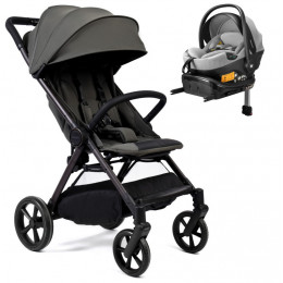 Прогулочная коляска Peppy Vigo с автокреслом Welldon Crown 2 Grey и базой Antrazit антрацит