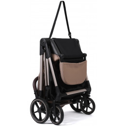 Прогулочная коляска Peppy Amici с автокреслом Verona Beige Latte рама Beige